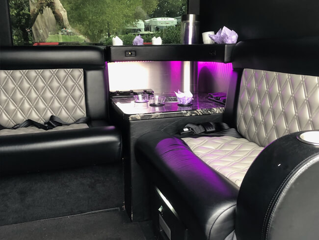 Mercedes Sprinter with comfortable seating